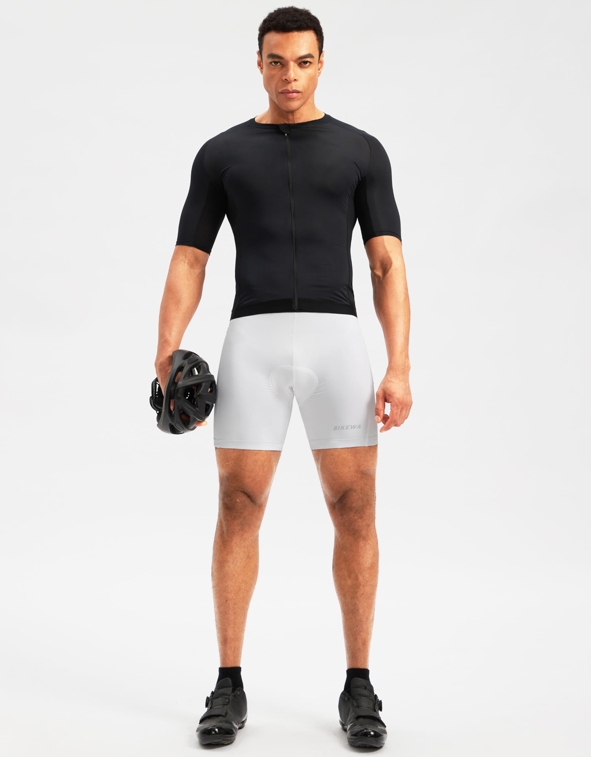 Pantaloncini da ciclismo imbottiti 4D da uomo, biancheria intima da ciclismo, imbottitura per bicicletta, tasche laterali