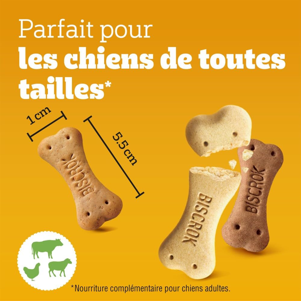 Pedigree Biscrok Multi Mix 500 g friandises pour Chien (Pack de 12)