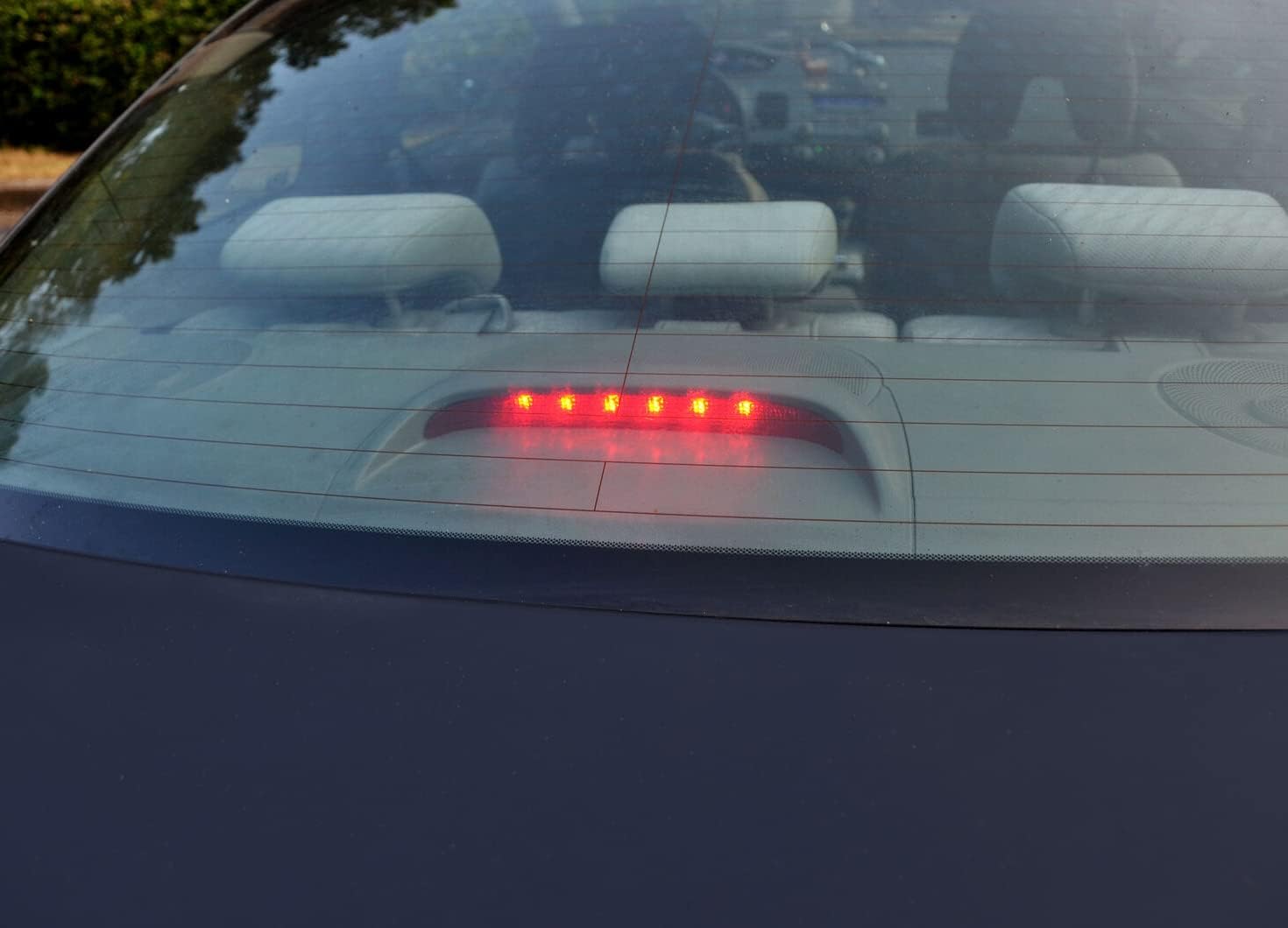 ECOTRIC LED Third 3rd Brake Light Compatible with 2006-2011 Honda Civic EX 2 Door Coupe Replacement For 34270SVAA01 High Mount Stop Lamp