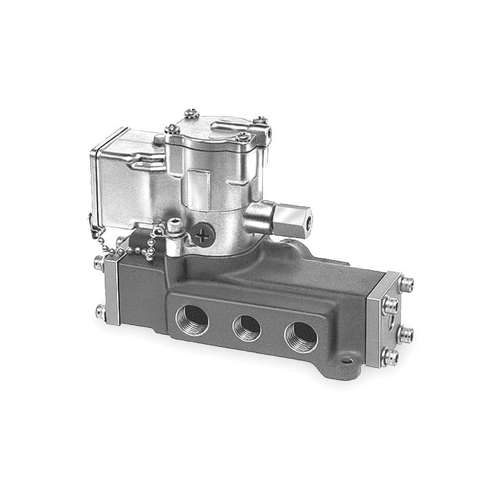 Parker L7059910249-pack2 1–1/10,2 cm 24 VDC 4 voies, 2 positions solénoïde Vanne de régulation d'air (lot de 2)