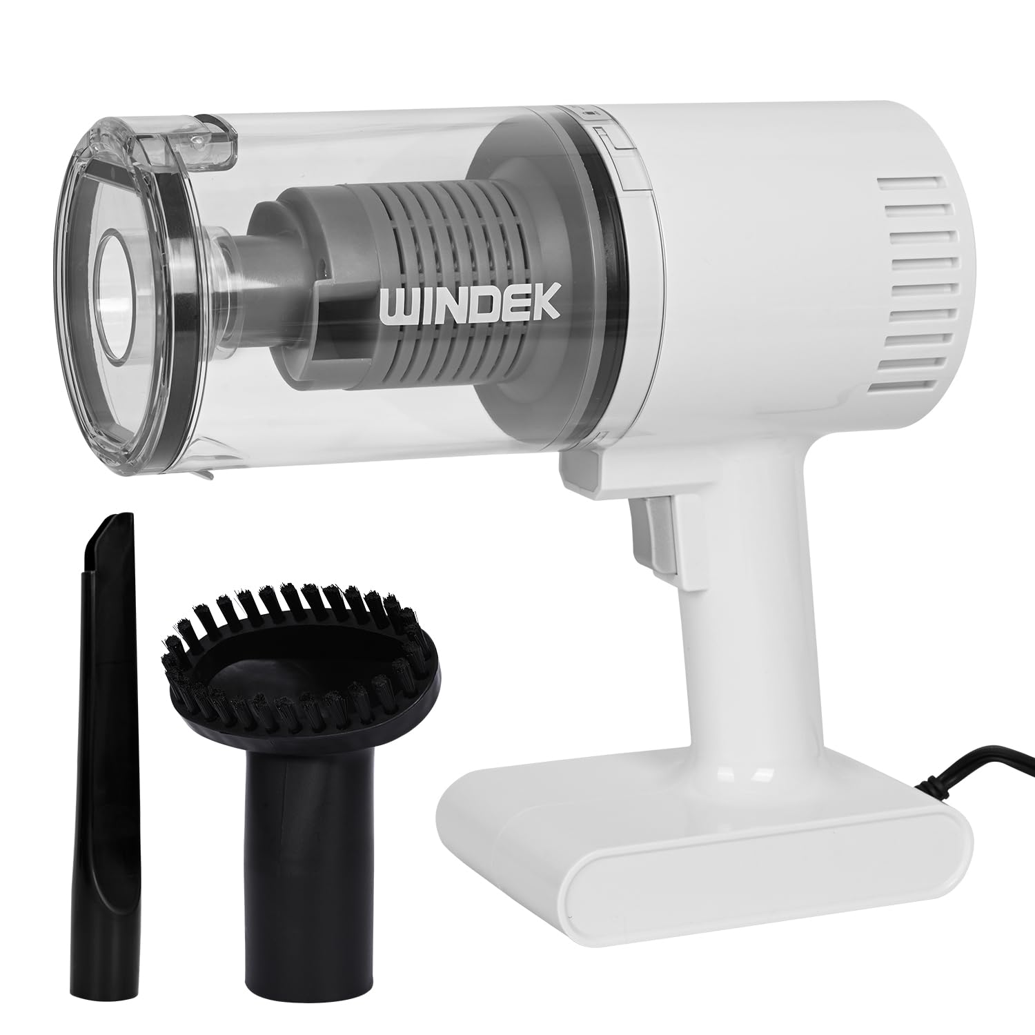 WINDEK 1010 100W Vacuum Cleaner ≥4.5kPa Power Portable Metal Hepa Filter Powerful Suction Motor with LED Light Rechargeable Wireless Handheld Mini-Vacuum Cleaning for Home and Car Travel Camp (1Pc)-image-4