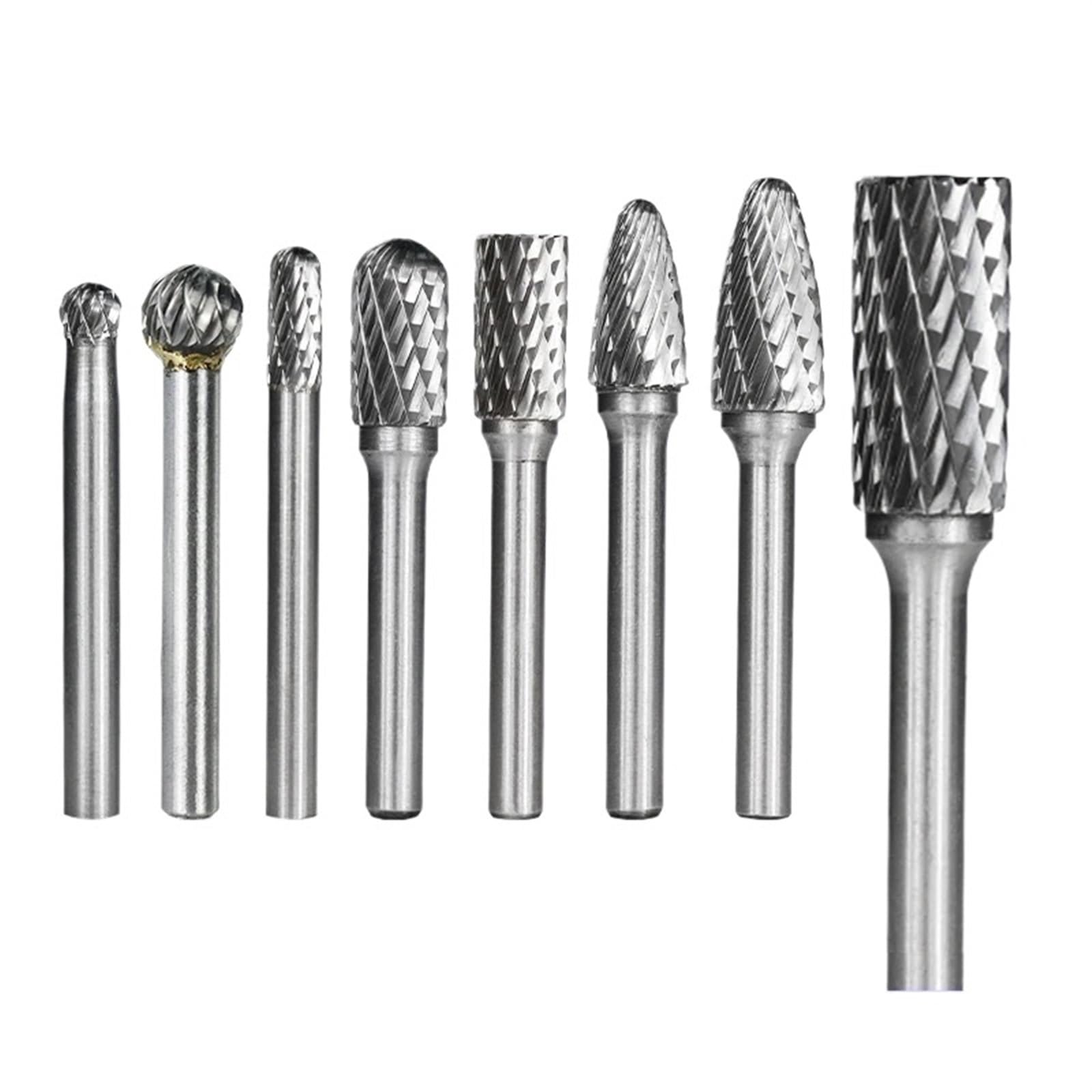 6 mm-12 mm wiertła z węglika spiekanego do grawerowania 6 mm obrotowy pilnik do metalu narzędzia ręcznego 8 szt./zestaw