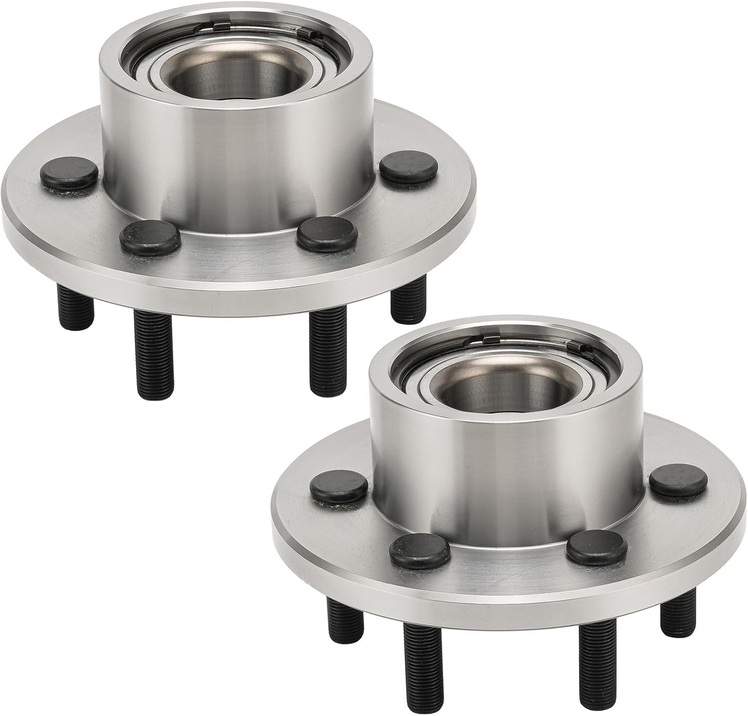 515032 2PCS RWD 2WD Front Wheel Bearing and Hub Assembly Compatible with 1997-2004 Dakota, 1999-2003 Durango 6 Lug Non-ABS， 2 Wheel ABS、RWD