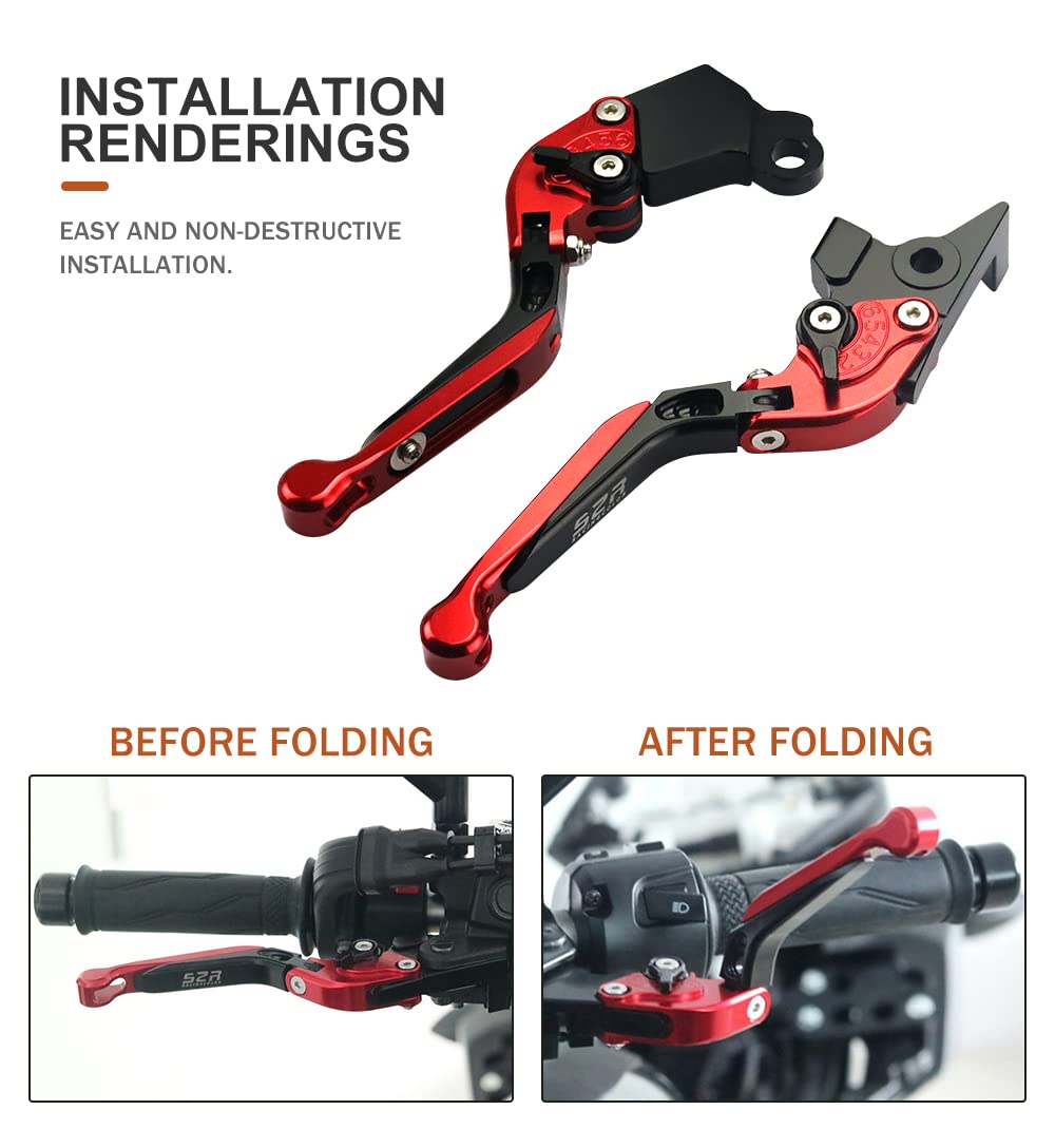 Klappbare ausziehbare Motorradgriff Bremskupplungshebel für KTM 390 Adventure ADV Duke390 Duke RC 125 200 390