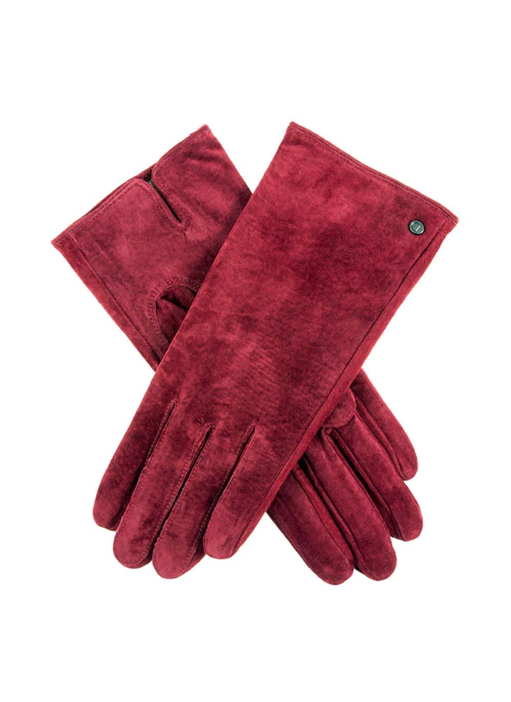 Dents Women's Claret Emily Suede Gloves M