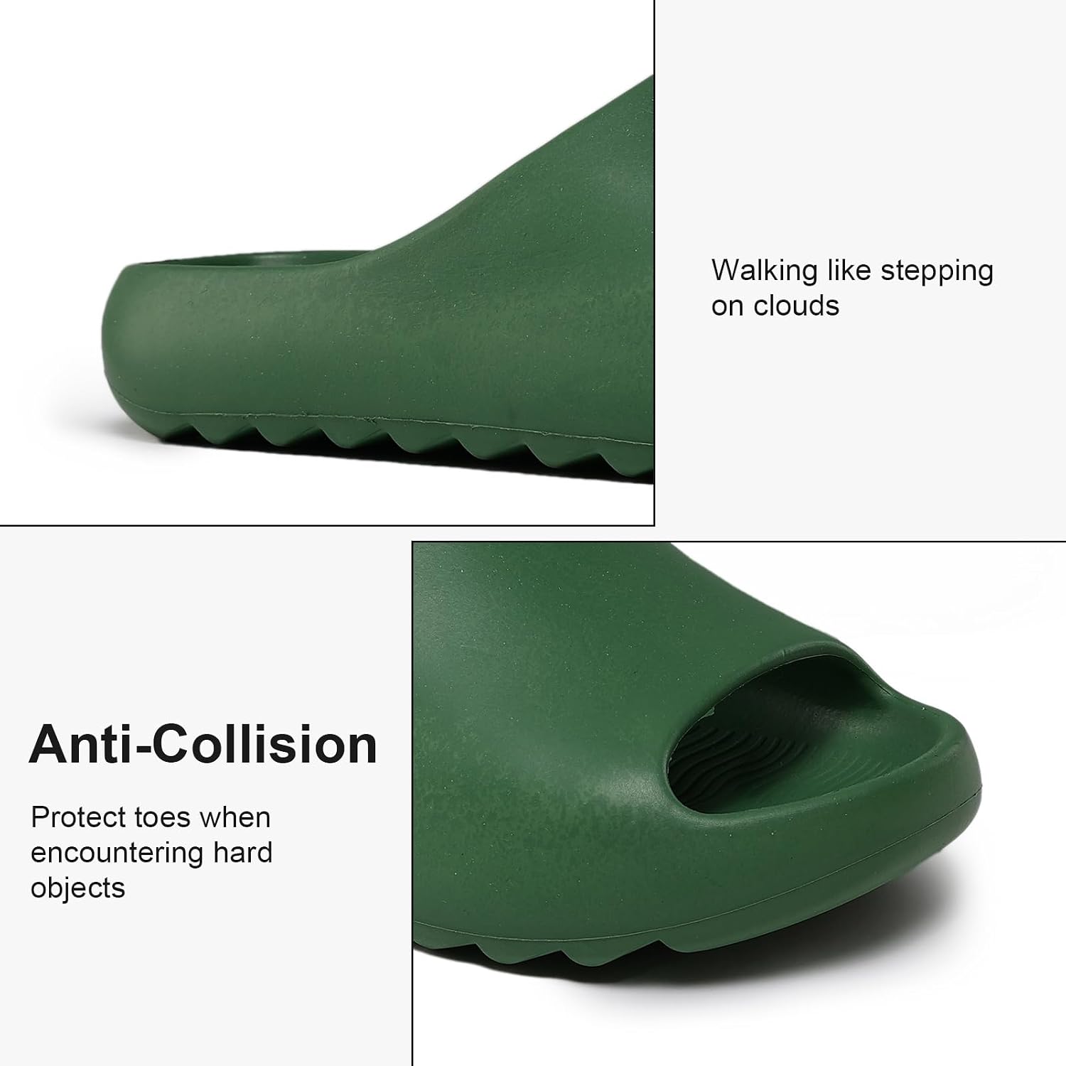 Cloud Slides for Kids,Soft EVA Boys Girls Slippers Bathroom Sandals,Toddler Home House Open Toe Comfy Thick Shower Summer Sole Pool Beach Slippers