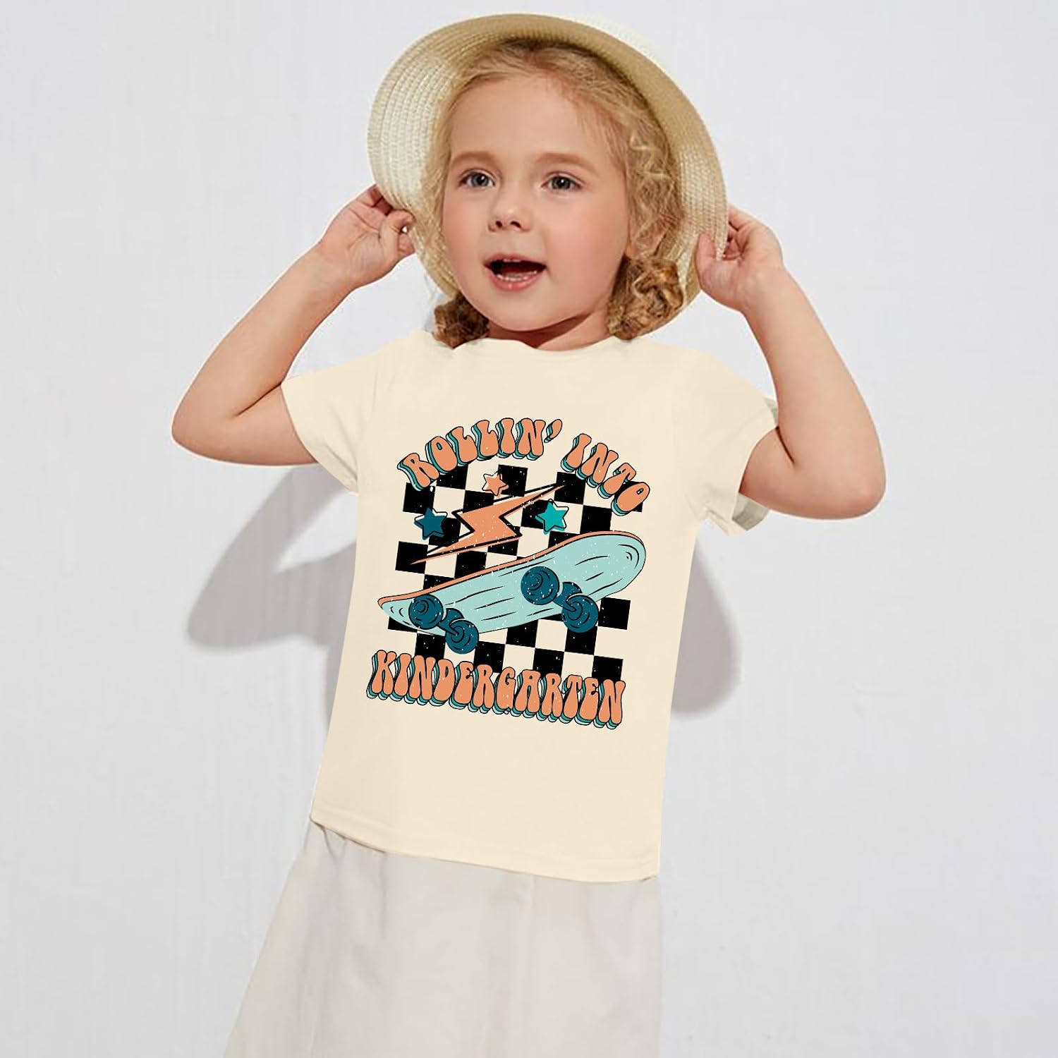 Rollin Into Kindergarten Shirt Boys Girls First Day of Kindergarten Shirts