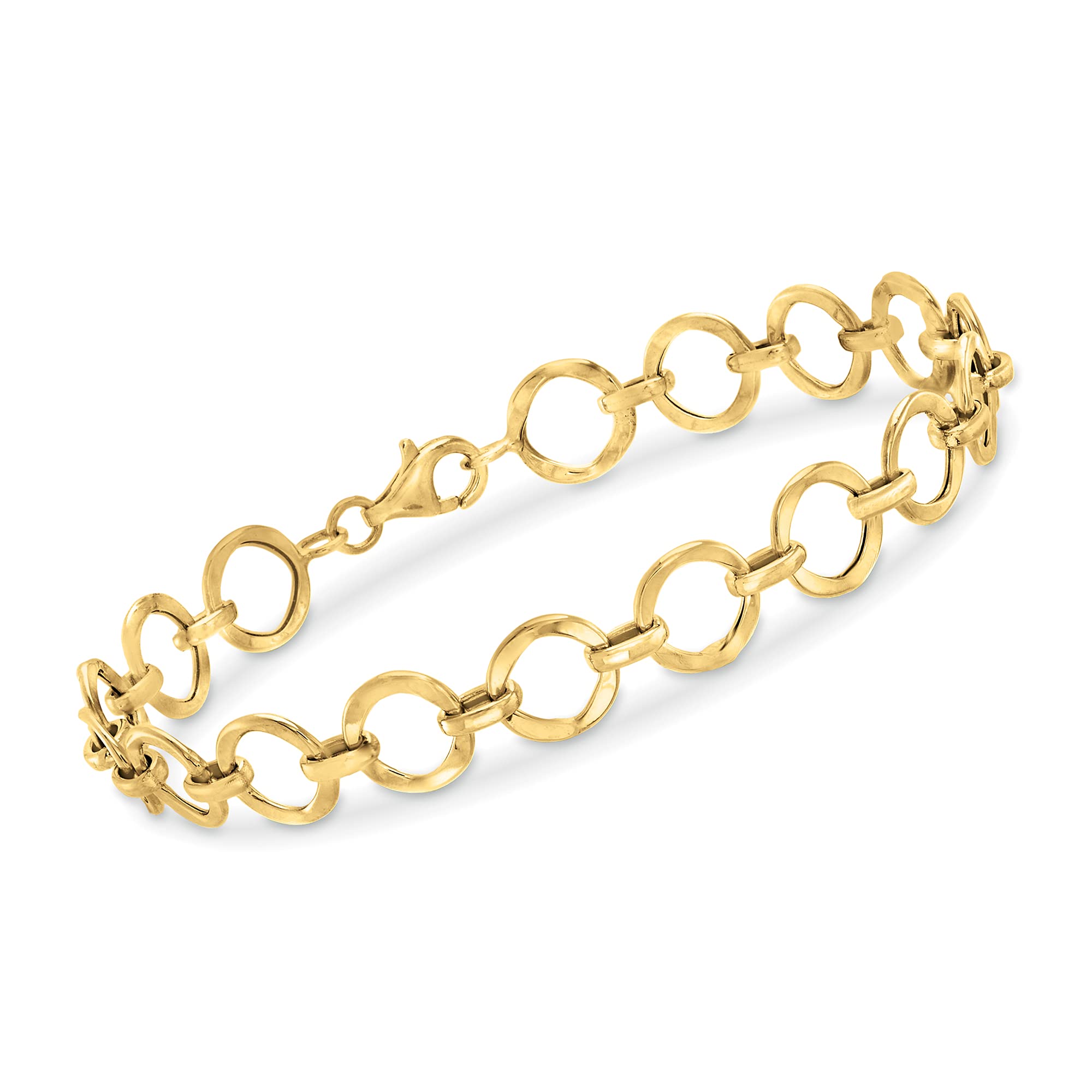 Ross-Simons 14kt Yellow Gold Circle-Link Bracelet