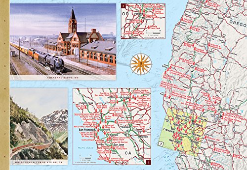 Rail Usa Museums & Trips Guide & Map Western States 445 Train Rides, Heritage Railroads, Historic Depots, Railroad & Trolley Museums, Model Layouts, Train-Watching Locations & More! #TOP6