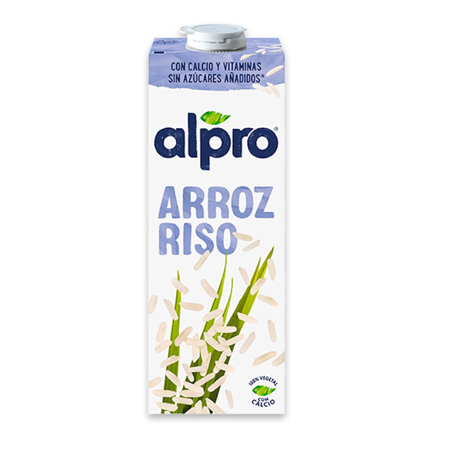 ALPRO CLASSICO, Bevanda al RISO, Naturalmente Senza Lattosio, Senza Glutine, Fonte di Calcio e Vitamine B12 e D2 - 8 Confezioni da 1 Litro