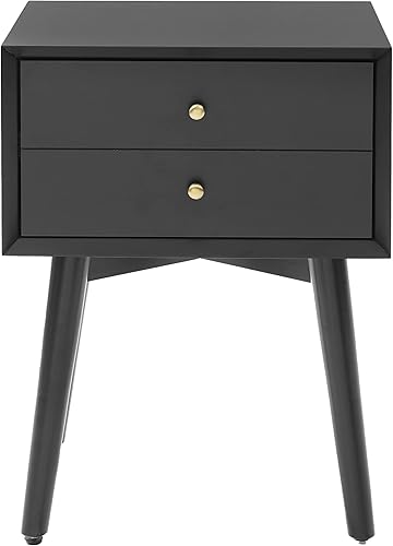 Miniatura 4 de Crosley Furniture Landon - Mesita de noche con cajón, color negro mate