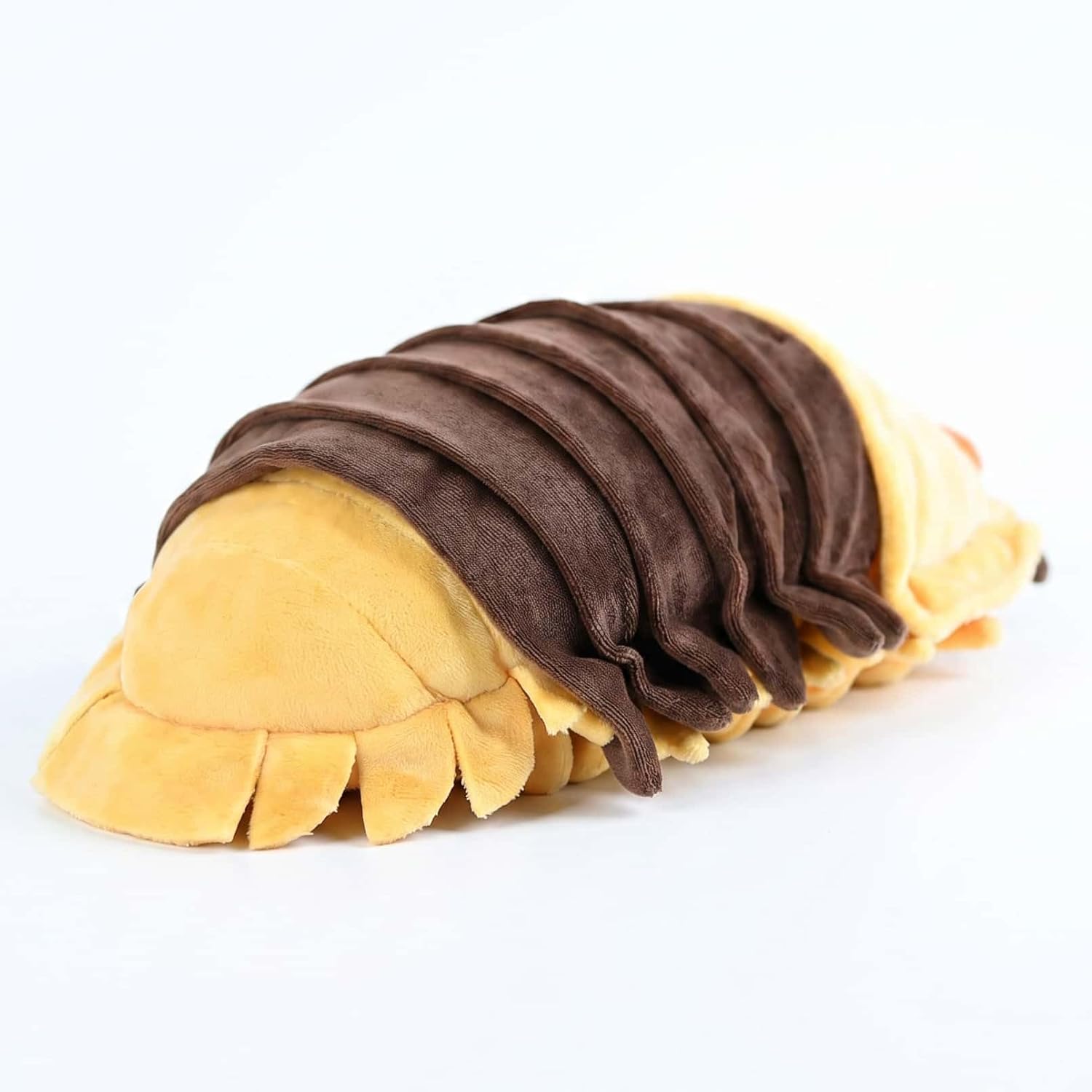 Rubber Ducky Pillbug Plush Toy, Adorable Isopod Stuffed Animal Pillow, Soft Cuddly Friend for Home Decor and Gift Giving