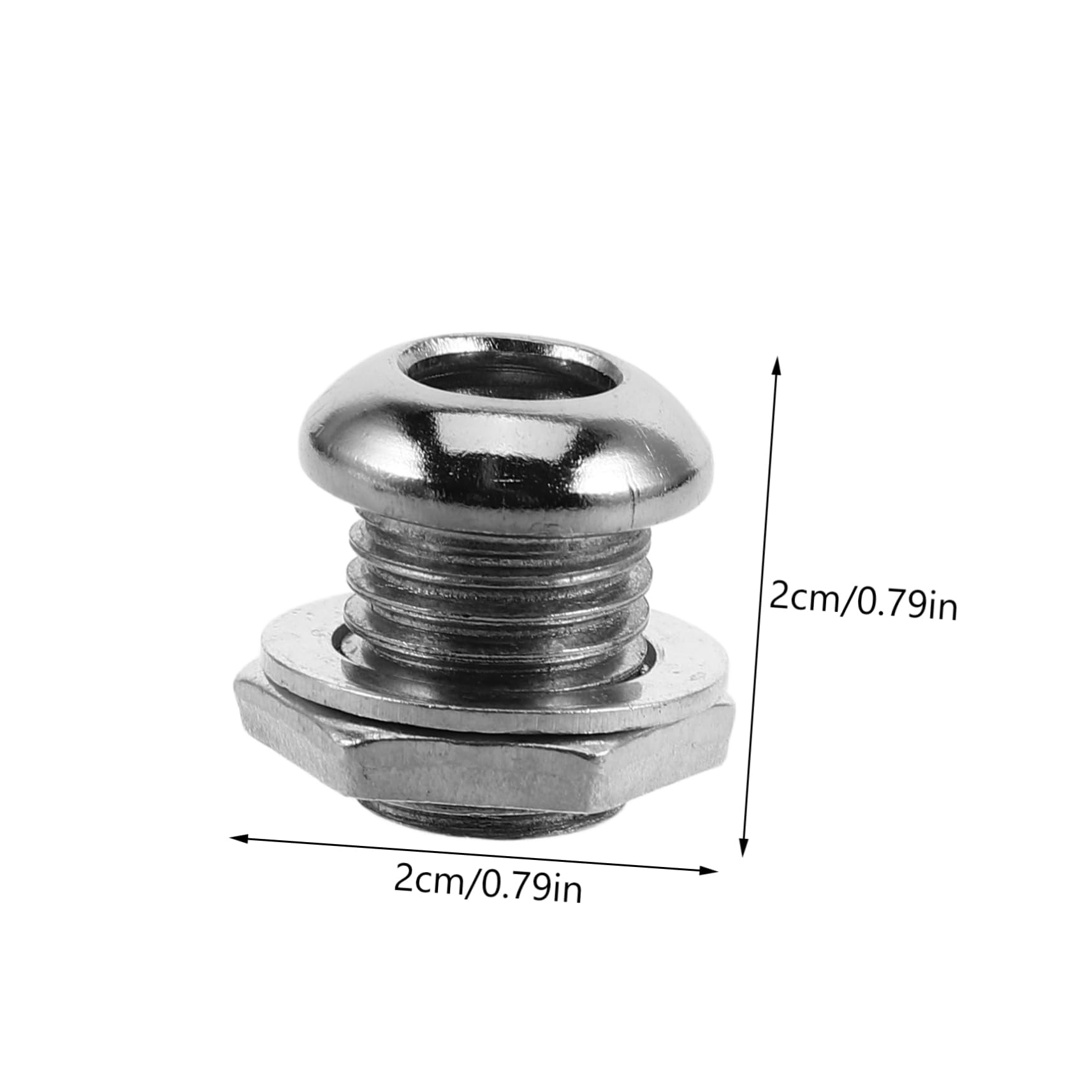 ULDIGI Drum Dampener Replacement 4 Pack Air Hole Screws for Snare Bass Drums Ventilation Hardware