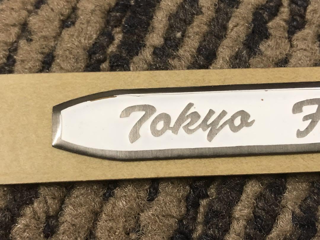 Amazon.co.jp: 当時物 東京風防 アルミエンブレムステッカー 白