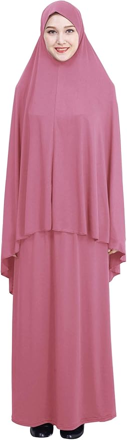 Haut Long Hijab Pour Femme Musulmane - En Polyester - Coupe Lâche Et Confortable - Tradition Et Mode