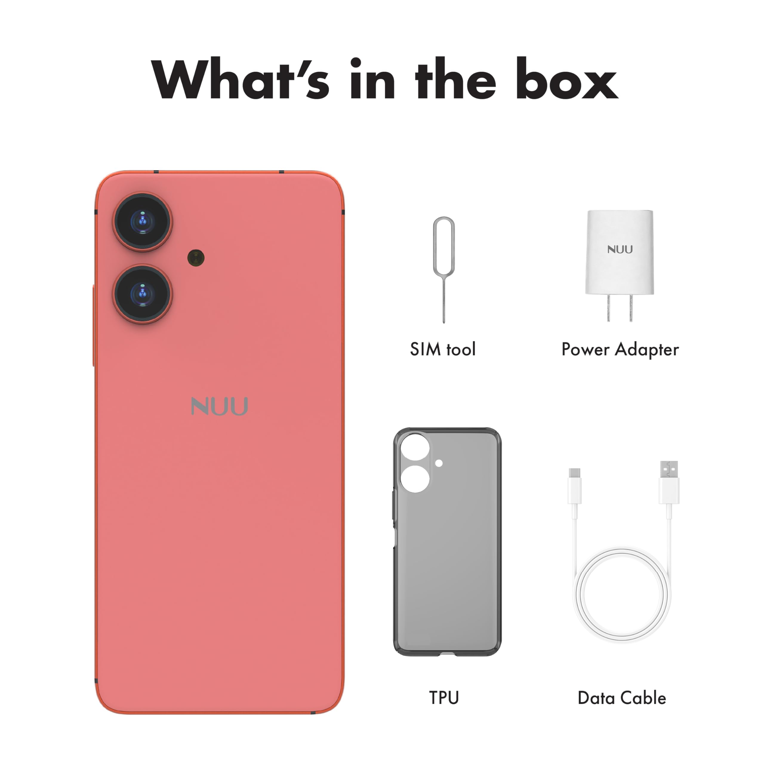 N20 Basic Cell Phone, Wide-Angle Camera,12GB RAM+128GB Storage, 6.6" 90Hz HD+ Display, Dual SIM 4G, Octa-Core, Android 14, Unlocked,1 Year US Warranty (Pink)