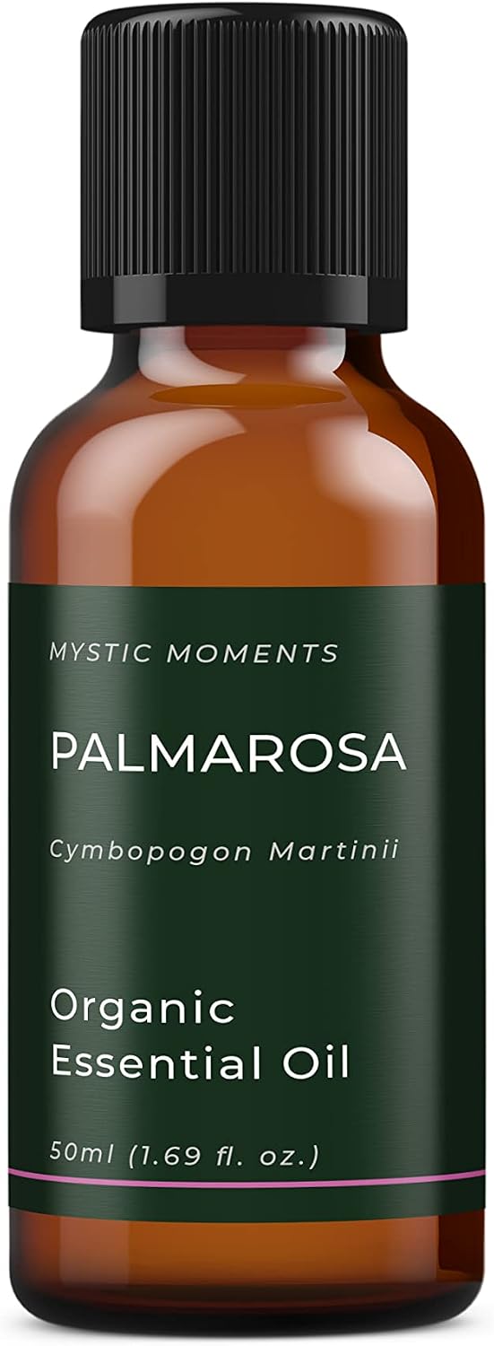 Mystic Moments | Palmarosa Organic Essential Oil - 50ml - 100% Pure