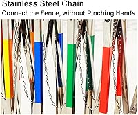 Vista 4 de Barricada de metal expandible de acero inoxidable - Puerta de barrera de seguridad móvil - Valla de tráfico retráctil - para garajes, escuelas