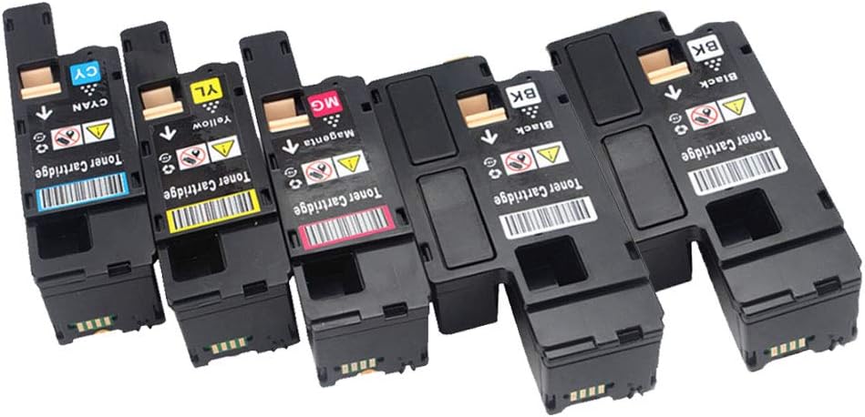 Caidi 5 Toner Cartridges Compatible with Xerox Phaser 6020 6022 WorkCentre 6025 6027 | 106R02759 106R02756 106R02757 106R02758