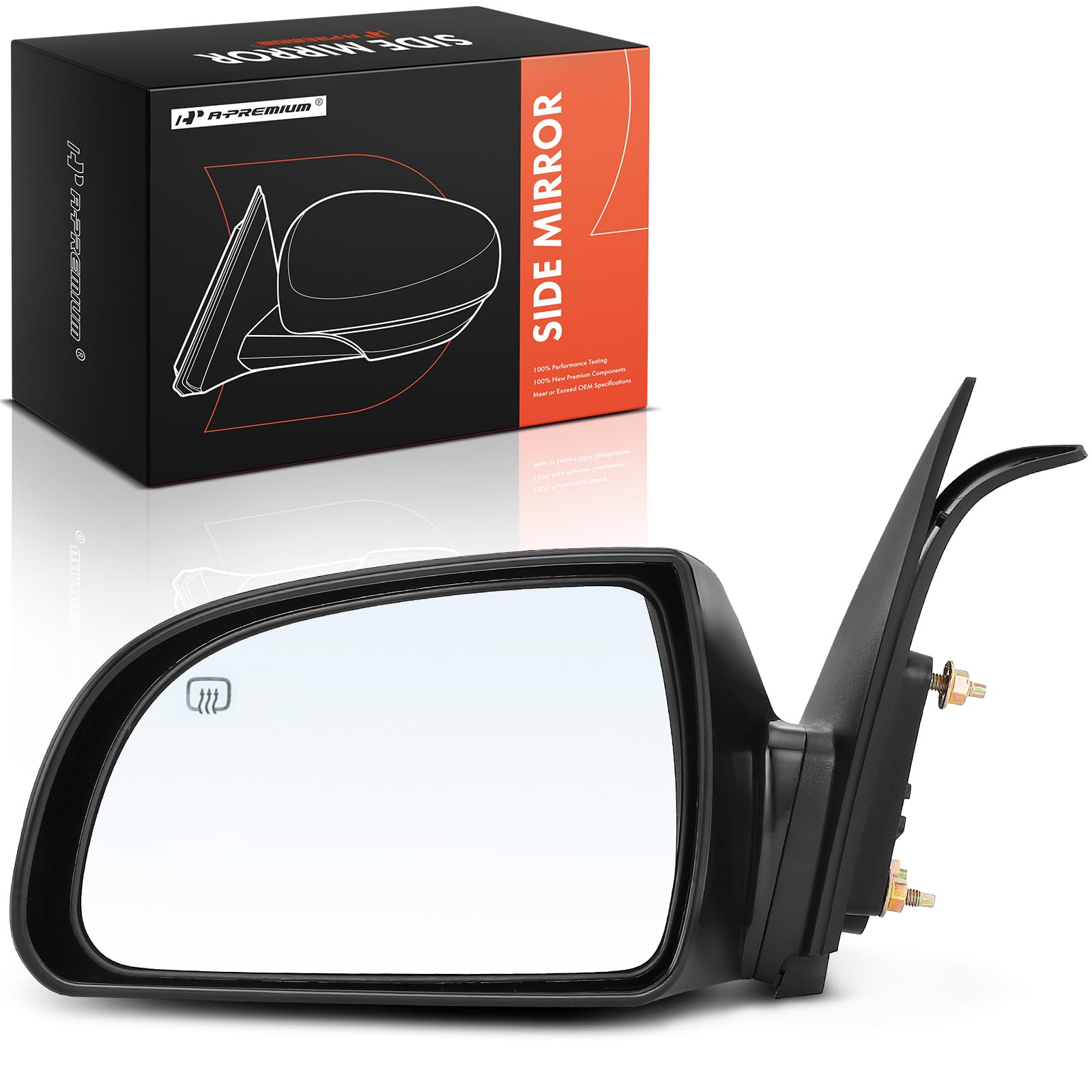 A-Premium Power Driver Side Mirror - Compatible with Hyundai Sonata 2006 2007 2008 2009 2010 - Heated - Right Outside Rear View Door Mirror - Replace#