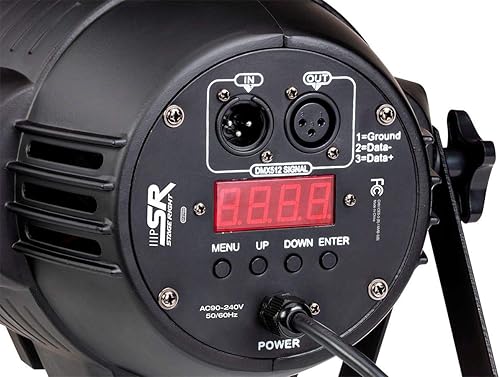 Miniatura 4 de Monoprice Luz de escenario PAR Stage Wash - RGBWA-UV, 18 LED de 18 vatios, modos DMX de 6 canales y 10 canales - Serie Stage Right