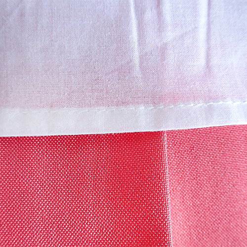 Sunny Fashion Ky88 Girls Dress Color Block Contrast Bow Tie Coral White Party Size 14 thumb #5
