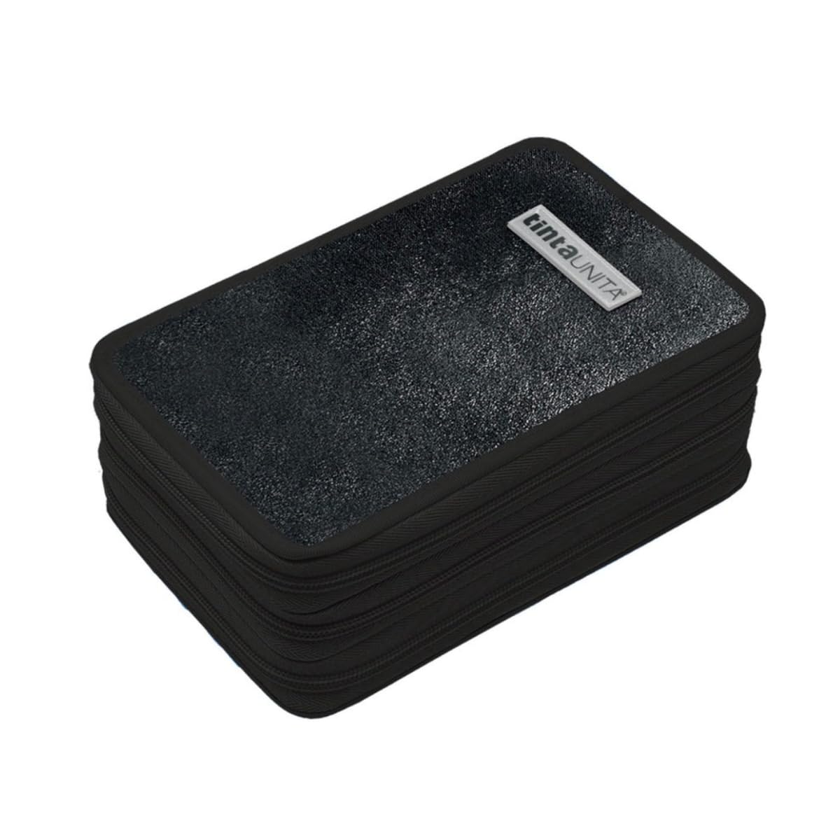 Tinta Unita Astuccio 3 Zip Nero Glamour