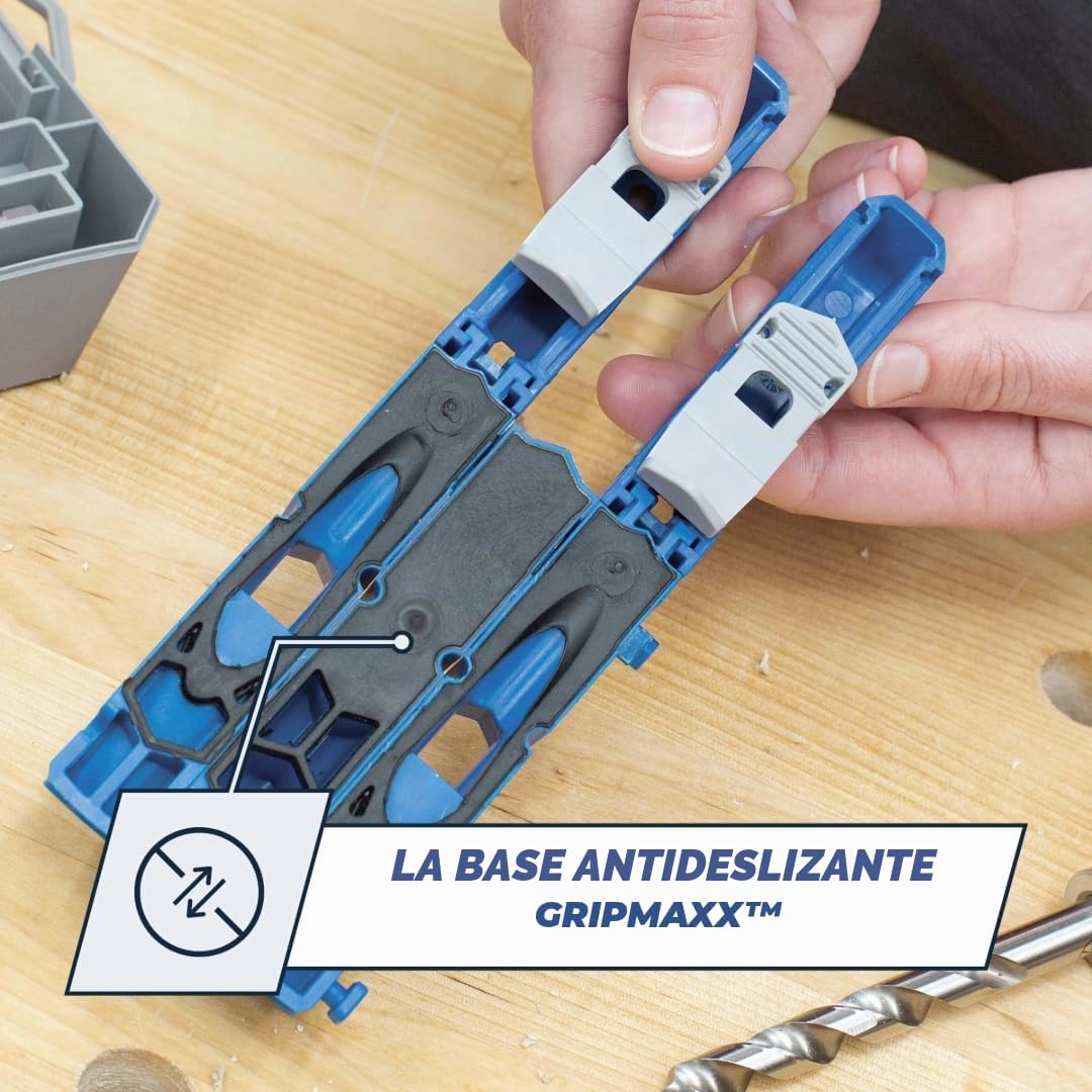 Kreg 320 Kit de Plantilla de Agujeros de Bolsillo para Madera, Herramienta de Carpintería de Bricolaje
