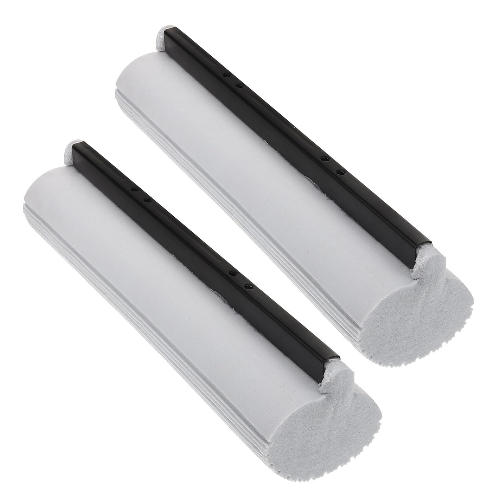 Repuesto de Cabezal de Fregona de Esponja Absorbente 33 Cm Gris, 2 Unidades, Recambio para Trapeador Rodante, Adecuado para Limpieza de Suelos de Cocina, Baño y Garaje