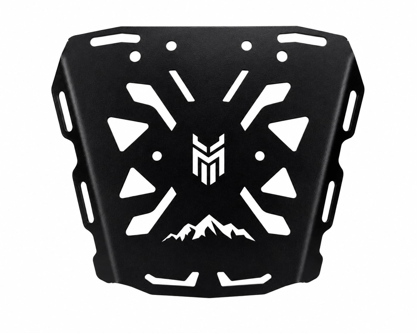 MILACHIN Himalayan 450 Motorcycle Rear Top Rack Plate,Back Carrier Bike Back Rack Heavy Seat Extender Heavy Metal Construction, Black.-image-11