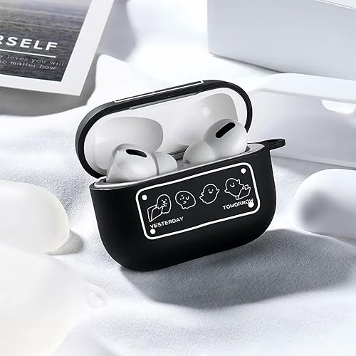 Miniatura 2 de Funda para AirPods, funda para AirPods de 2 generación de 1 generación, bonita funda de TPU suave de dibujos animados, diseño elegante de anime