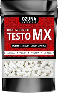 Test Booster for Men | Testosterone Support Supplement with Tribulus Terrestris, Maca Root & Ashwagandha | 60 Capsules