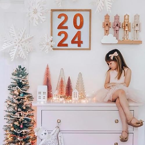 Miniatura 3 de Letras de madera grandes de 12 pulgadas para proyectos de manualidades, letras pequeñas de madera de 6 pulgadas para decoración de pared, decoración