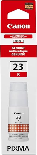 Botella de tinta roja genuina Canon GI-23, compatible con impresoras Megatank G620