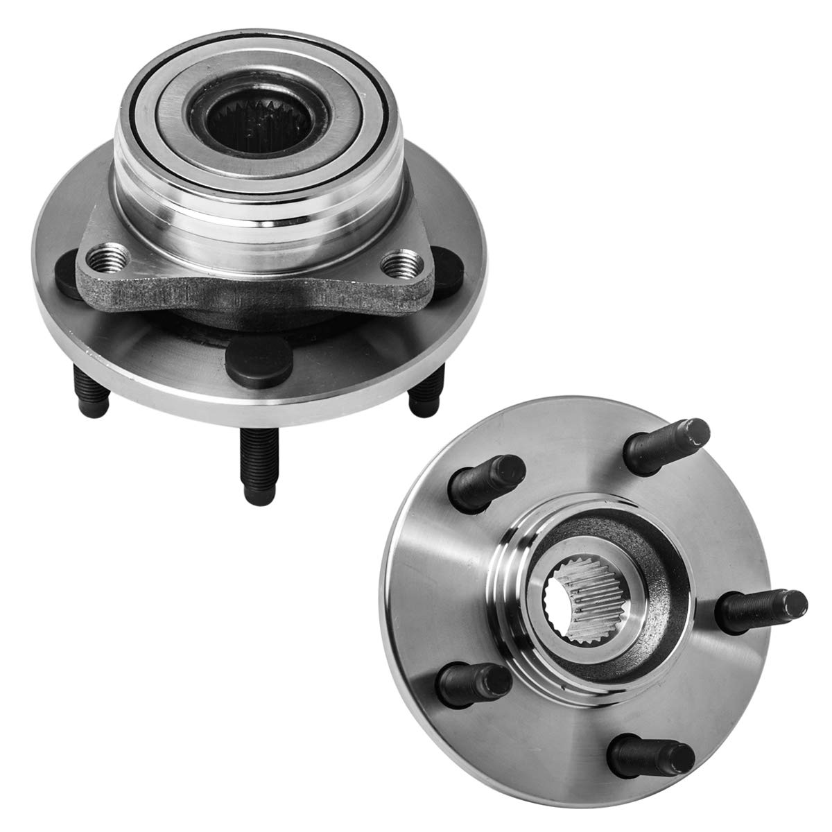 AUQDD 513100 x2 Front Wheel Hub and Bearing Assembly Compatible with 96-05 Me-rcury Sable /96-07 Fo-rd Taurus /95-02 Lin-coln Continental