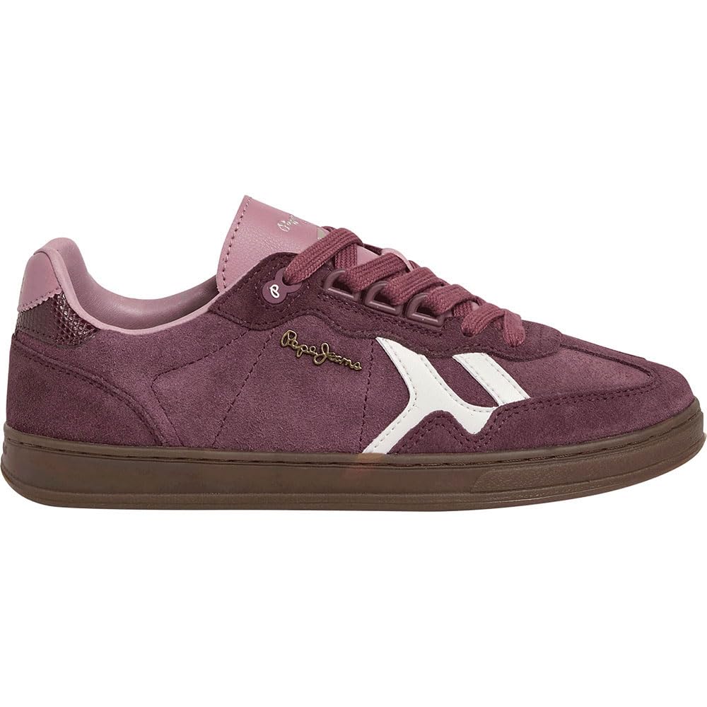 Pepe Jeans Women's Ball Elegant W Sneak, Purple (Wine Purple), 9 UK