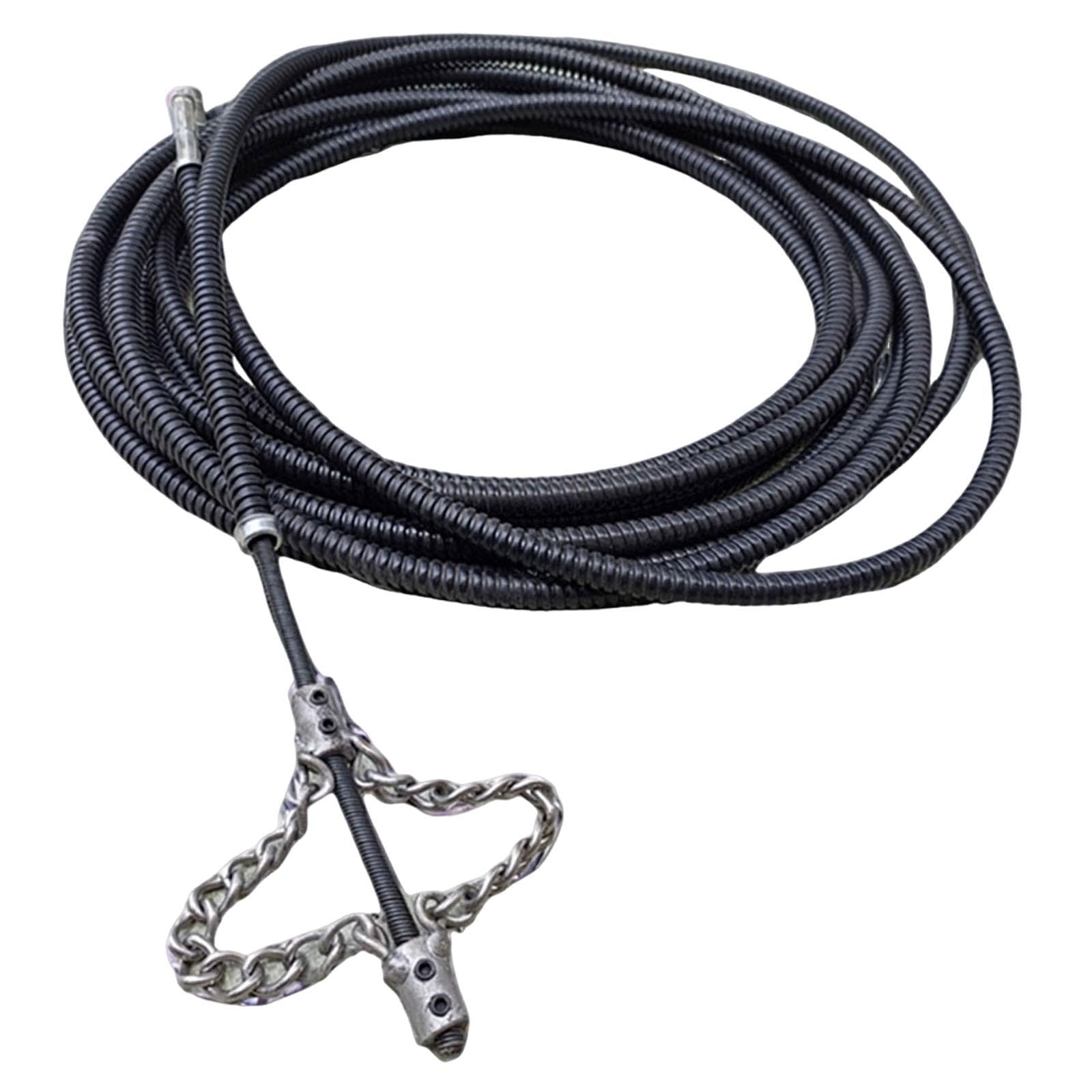 Desatascador Flexible de Tuberías, Taladro Barrena de Metal, Herramienta Manual Resistente para Eliminar Obstrucciones, Ideal para La Limpieza de La C, 7 M