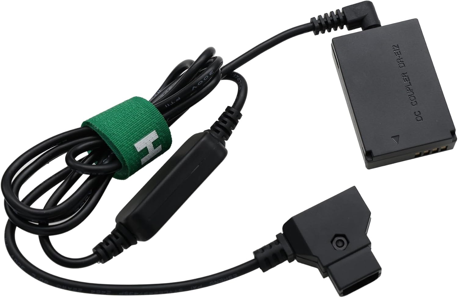 V-Mount D-TAP to LP-E12 Dummy Battery for Canon EOS M M2 M10 M50 M100 M200 SX70HS Rebel SL1 Camera