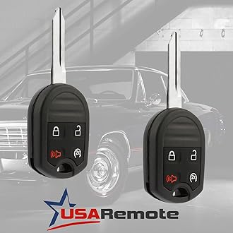USARemote Car Key Fob Keyless Entry Remote Start fits Ford, Lincoln, Mercury, Mazda (CWTWB1U793 4-btn) - Guaranteed to Program
