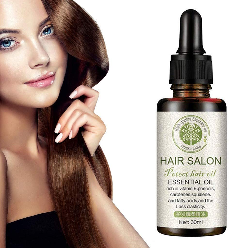 Hair Salon Essential Oil, Hair Care Premium Treatment Essential Oil- For Healthier Scalp Soft and Light Care for Damaged Hair, Giving Shine and Gloss