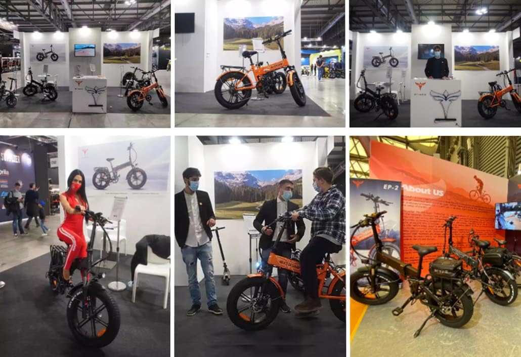 [ Official ] Fafrees ENGING-PRO 750W fatbike Electric Bicycles High-Performance Full Suspension Fat Tire Foldable Ebike, Electric Bike Mountain E-Bike 48V 12.8Ah Battery Removable Shimano 7 CE Certified