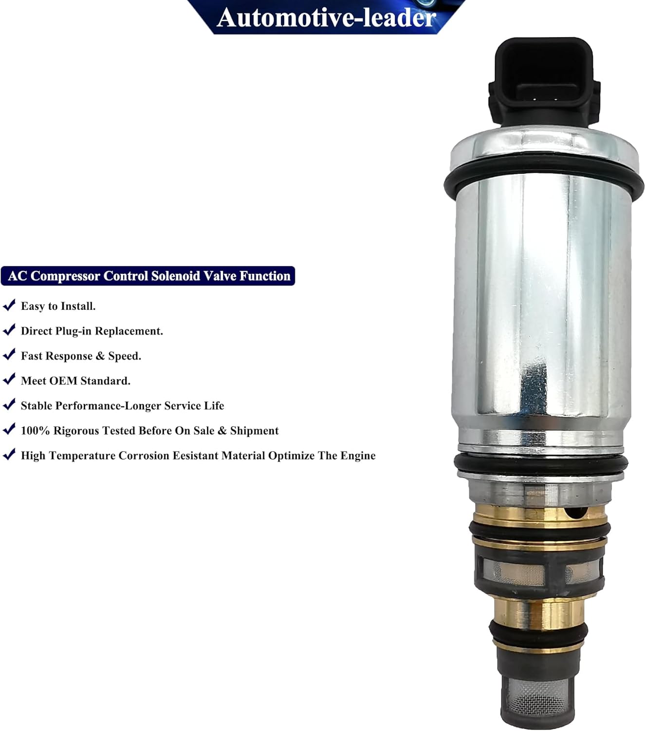 VS16E VS18E AC Compressor Control Solenoid Valve Fits for Kia K3 K4 K5, for Hyundai IX35 Santa fe Sonata Compressor Pressure Control Valve