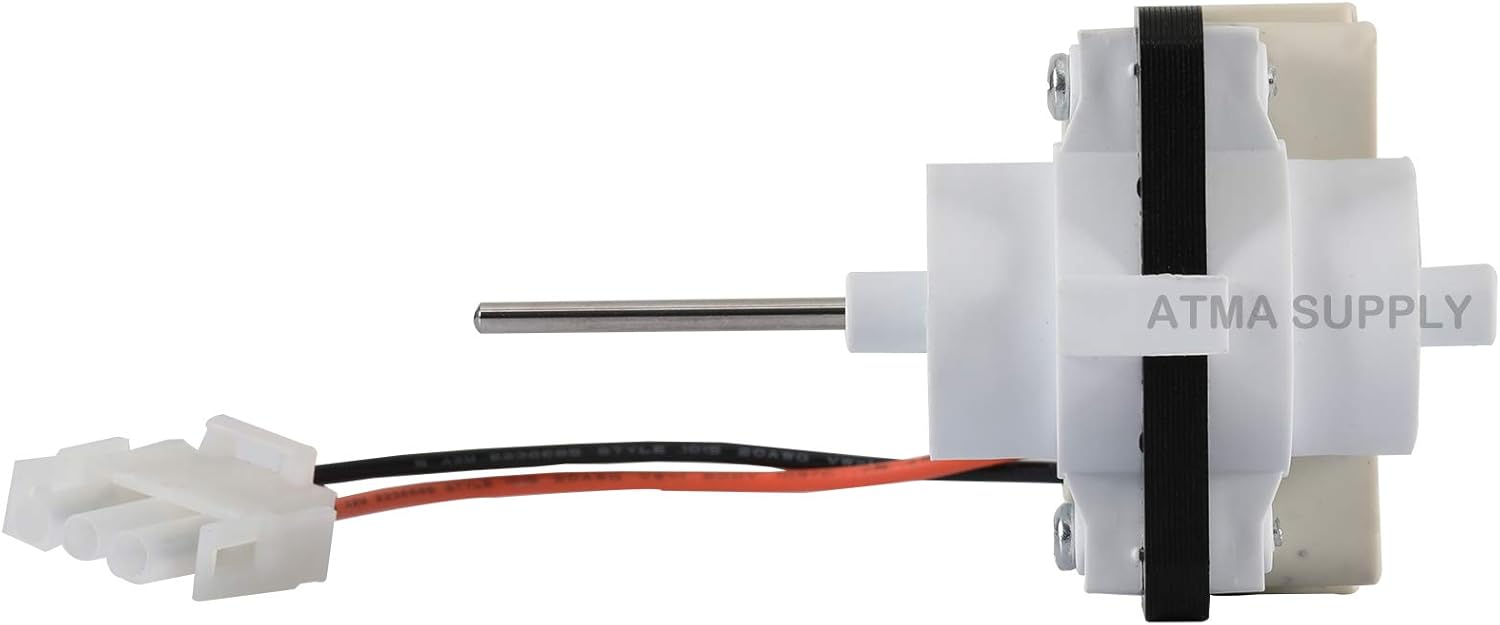 242077702 Refrigerator Evaporator Fan Motor Compatible with Frigidaire Kenmore Refrigerators Replaces 242077705 PS12728811 FDQC18EL4F 5304514392 A03788604 242077701 242219201 AP6892595