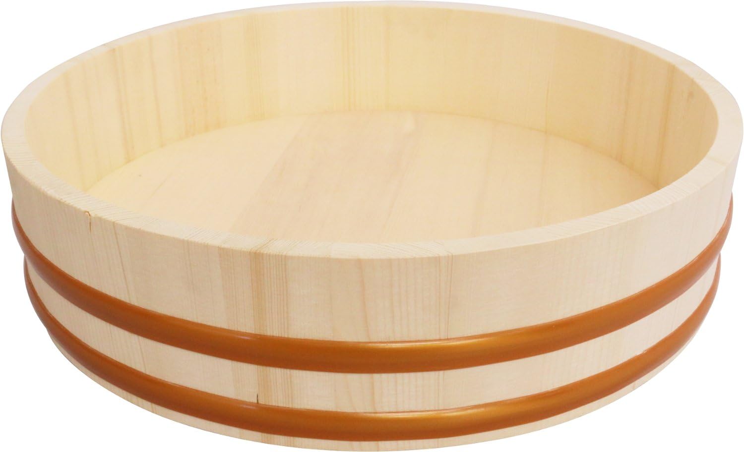 Ichihara Wood Workshop Hitsu, Beige, Diameter 10.6 x Height 3.2 inches (27 x 8.2 cm)