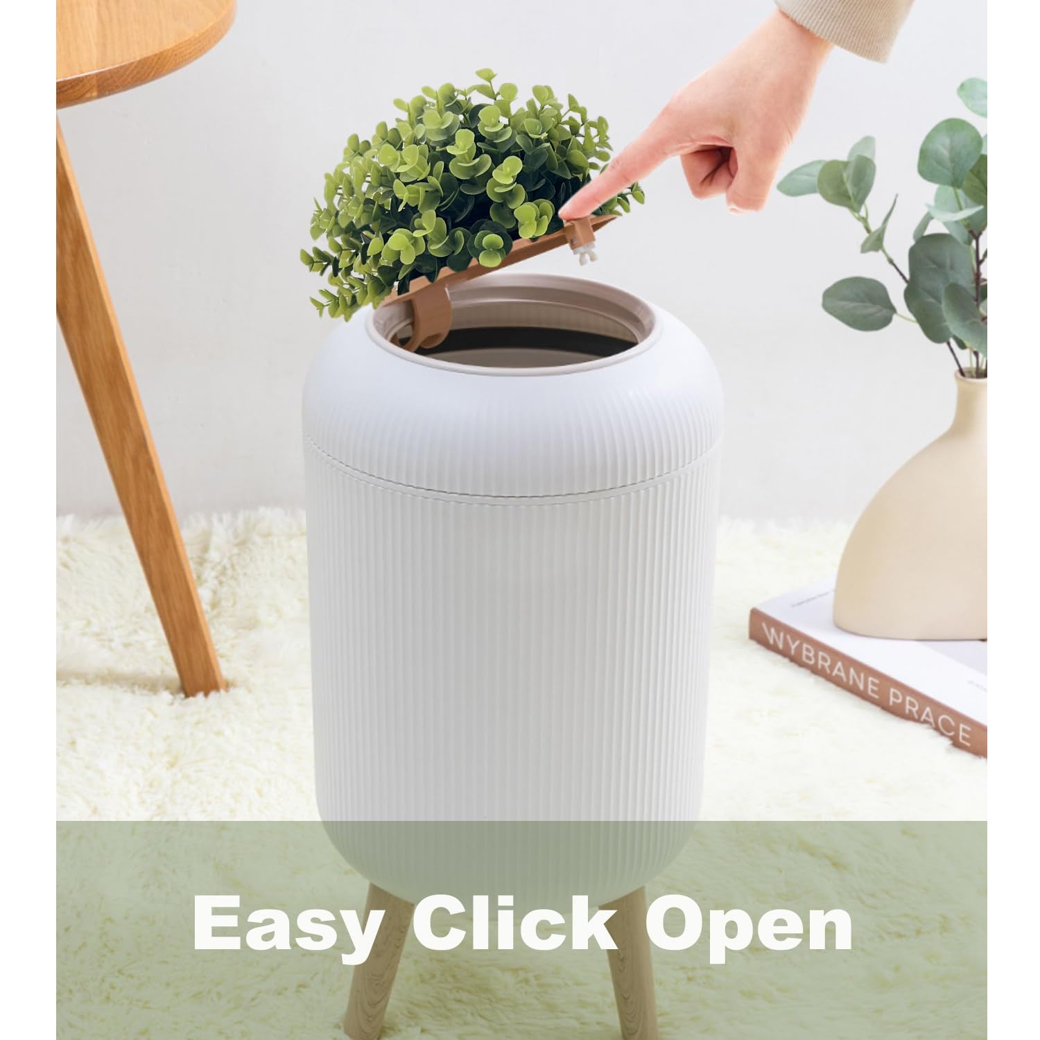 Decorative Bedroom Trash Cans Garbage Can Trash Cans Decorative Round