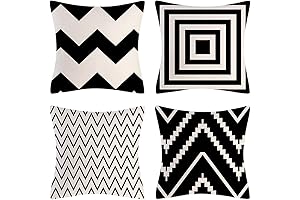 Geometric Farmhouse Chevron Pillow Covers