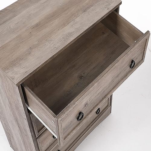 Miniatura 9 de LGHM Cómodas para dormitorio con 4 cajones, cómoda moderna de 4 cajones con bordes texturizados, cómoda, organizadores de armario y ropa de