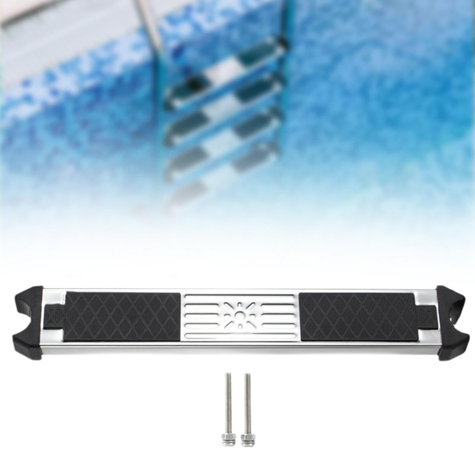 Pool Ladder Pedal Marche Robuste pour Escalier Piscine INOX Confort D'Appui Montage Facile Sécurité Adaptée pour Activités Aquatiques Piscine, Pédale Antidérapante