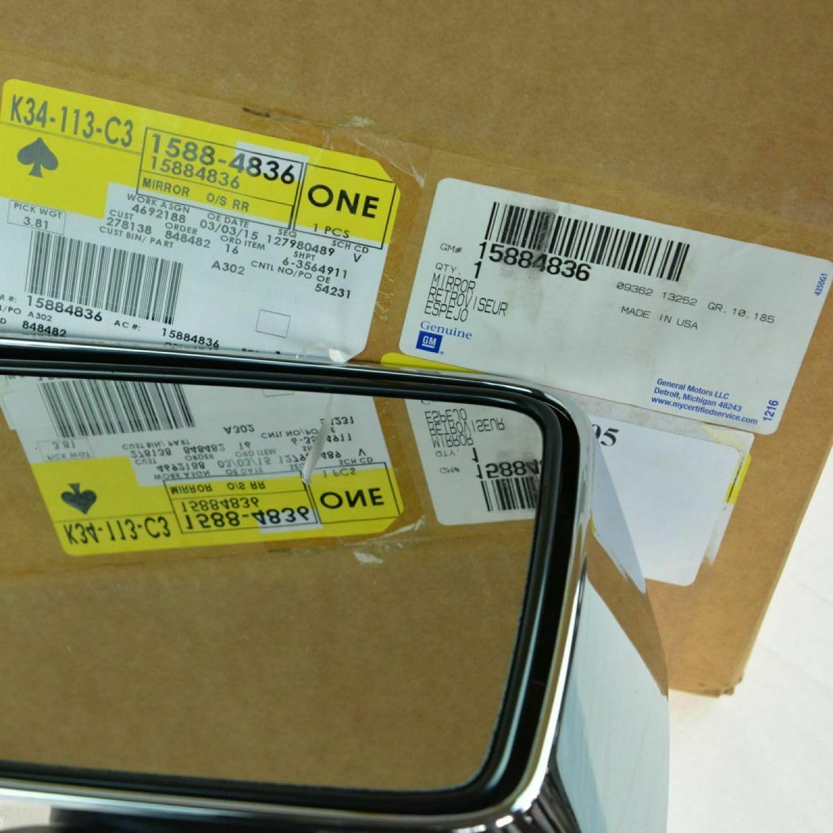 Amazon.com: LCSZTLU 1pc Left Driver Side Chrome Power Operate 