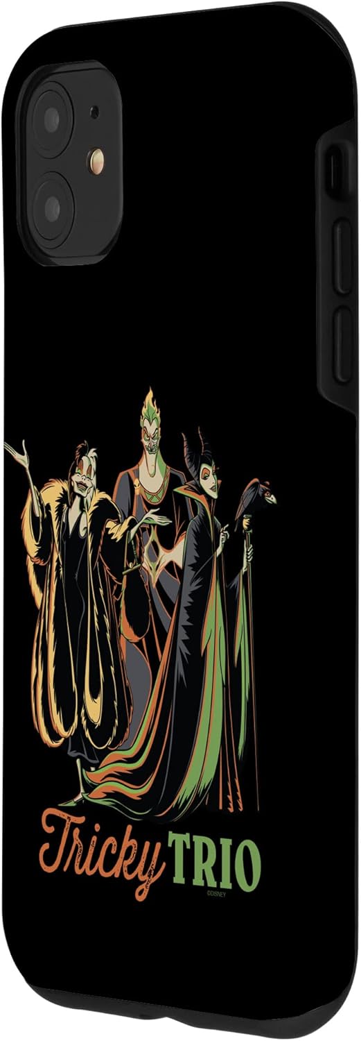 iPhone 11 Disney Villains Cruella, Maleficent & Hades Halloween Trio Case
